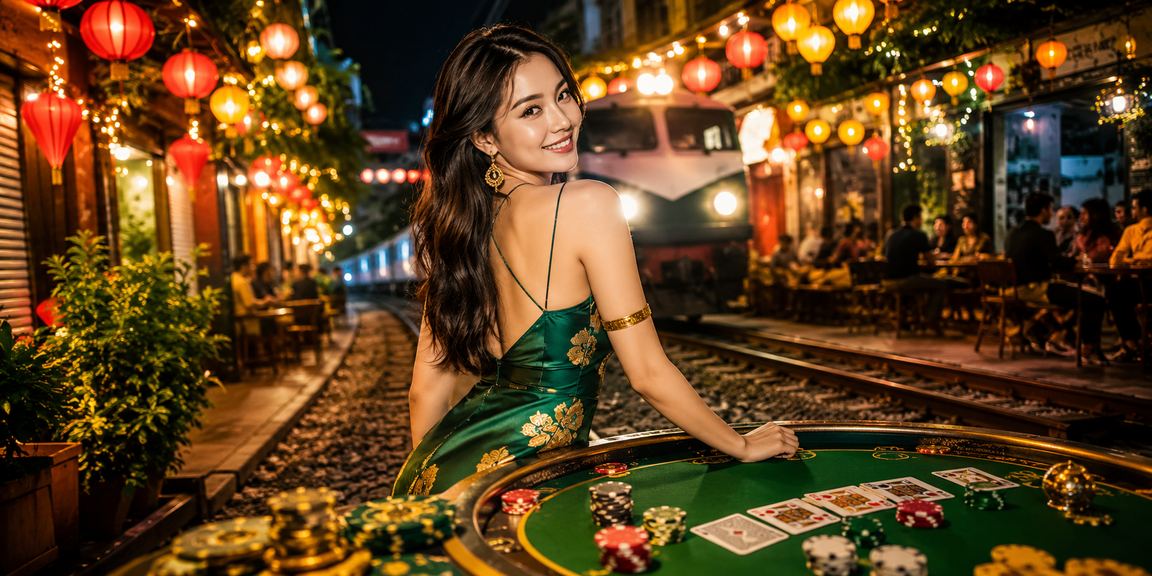 Không khí lễ hội Hà Nội minh họa nhóm bài và giải trí casino trên ln2